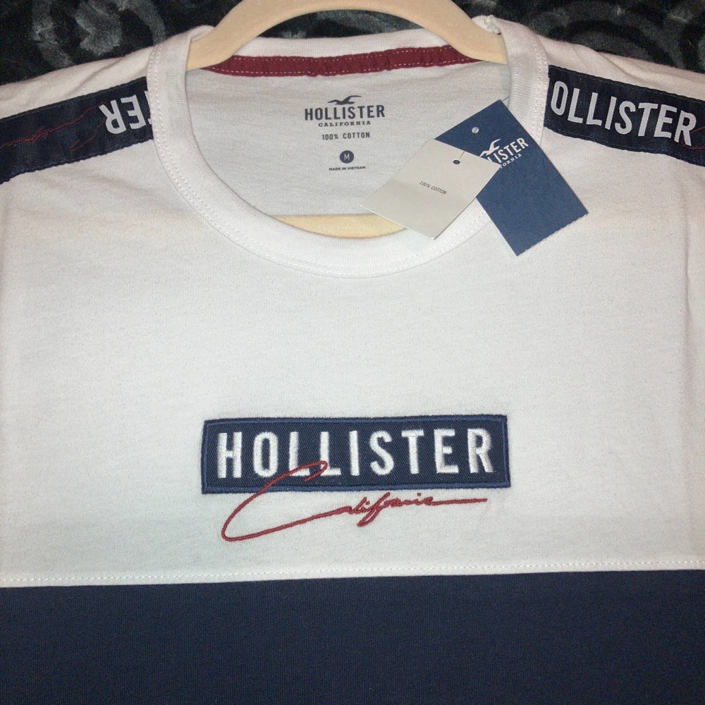 NWOT Hollister California Mens, Unisex HeavyWeight Classic T Shirt 100% Cotton - Picture 2 of 15